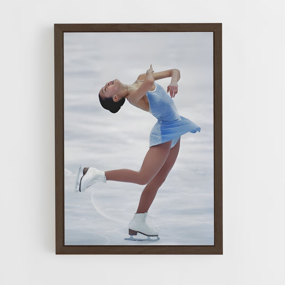 Poster Michelle kwan patineuse – affiche Patinage artistique (vue 5)
